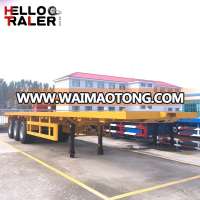 20/ 40 Feet Flat Bed Semi Shipping Container Trailer