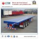 Tri-Axles Flatbed Utility Cargo Transport Semi Truck Trailer