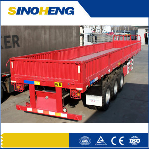 CE CCC Tri-Axles 40ft Flatbed Container Truck Trailer