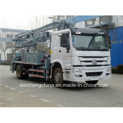 24m Sinotruk HOWO 4X2 290HP Concrete Pump Truck